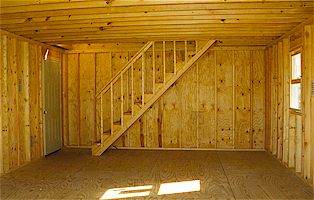 THE DUTCHMAN Interior View w/Stairs
