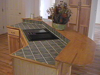 Kitchen Island Designed by Terry Bell and Rudy Keeter 